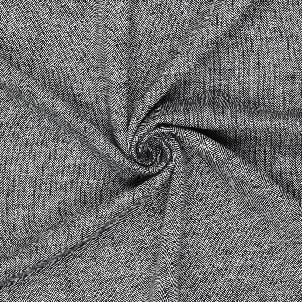 90028 Linen Cotton Herringbone