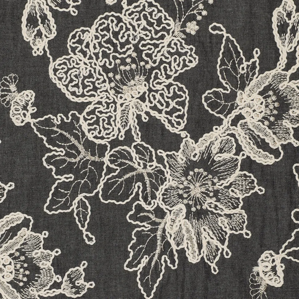 21926 Flora Embroidery Denim